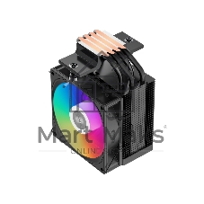 Кулер PCCooler R400 ARGb черный 92мм алюминий+медь 2200r m 30db 4-pin 180W 133мм