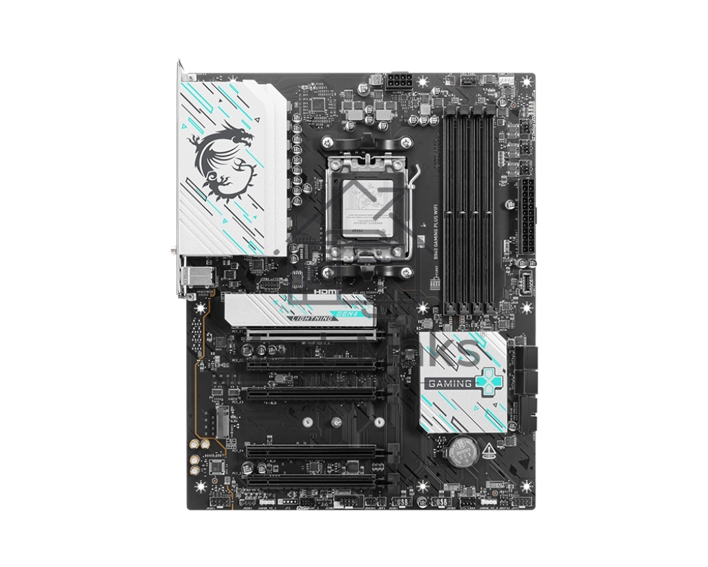 Материнская плата MSI B840 GAMING PLUS, Socket AM5, AMD B840, 4xDDR5, 4xSATA, 2xM.2, 1xPCI-E 4.0 x16, 1xPCI-E 3.0 x4, 3xPCI-E 3.0 x1, 1xHDMI, 1x 2.5Gb LAN, 4xUSB-A 2.0, 2xUSB-A 5Gbps, 1xUSB-C 5Gbps, 1xUSB-A 10Gbps, 1xUSB-C 10Gbps, 3x3.5 мм, 7.1, ATX