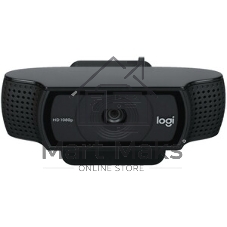 Веб-камера Logitech C920 1920x1080, 30 кадр/с, USB Type-A, микрофон (2 шт, шумоподавление), автоматическая фокусировка, автоосвещение, универсальное крепление