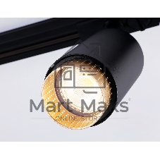 Трековый однофазный светильник Ambrella light GL5162 BK/GD черный/золото GU10 max 12W D60*190