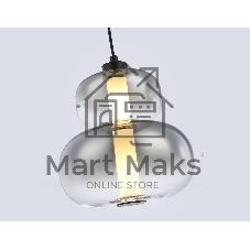 Подвесной светодиодный светильник Ambrella light LH11052 BK/SM черный/дымчатый 12W 3000K D230*265