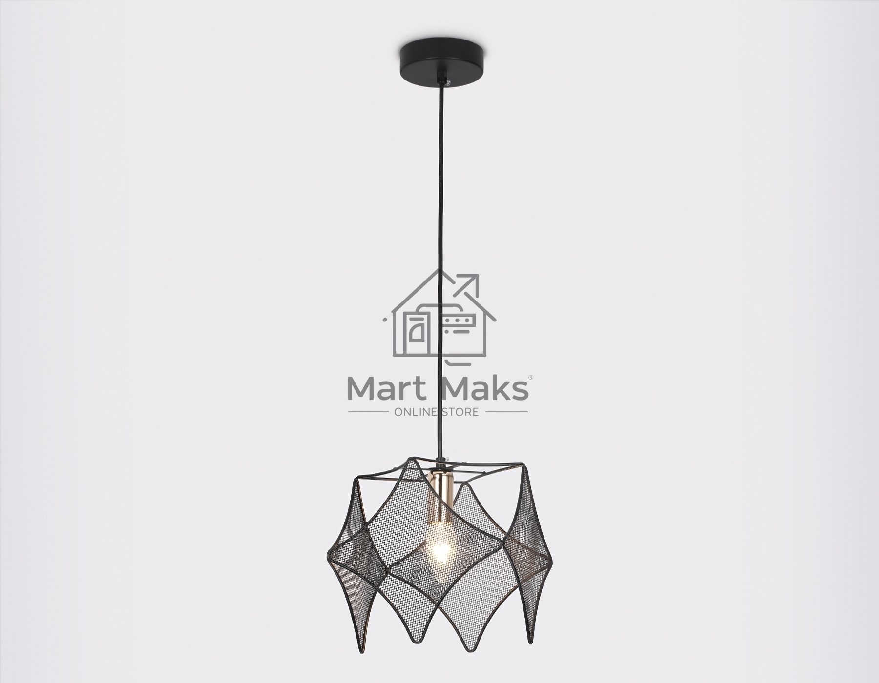 Светильник Ambrella light TR8421 BK/GD черный/золото E14 max 40W D285*1000