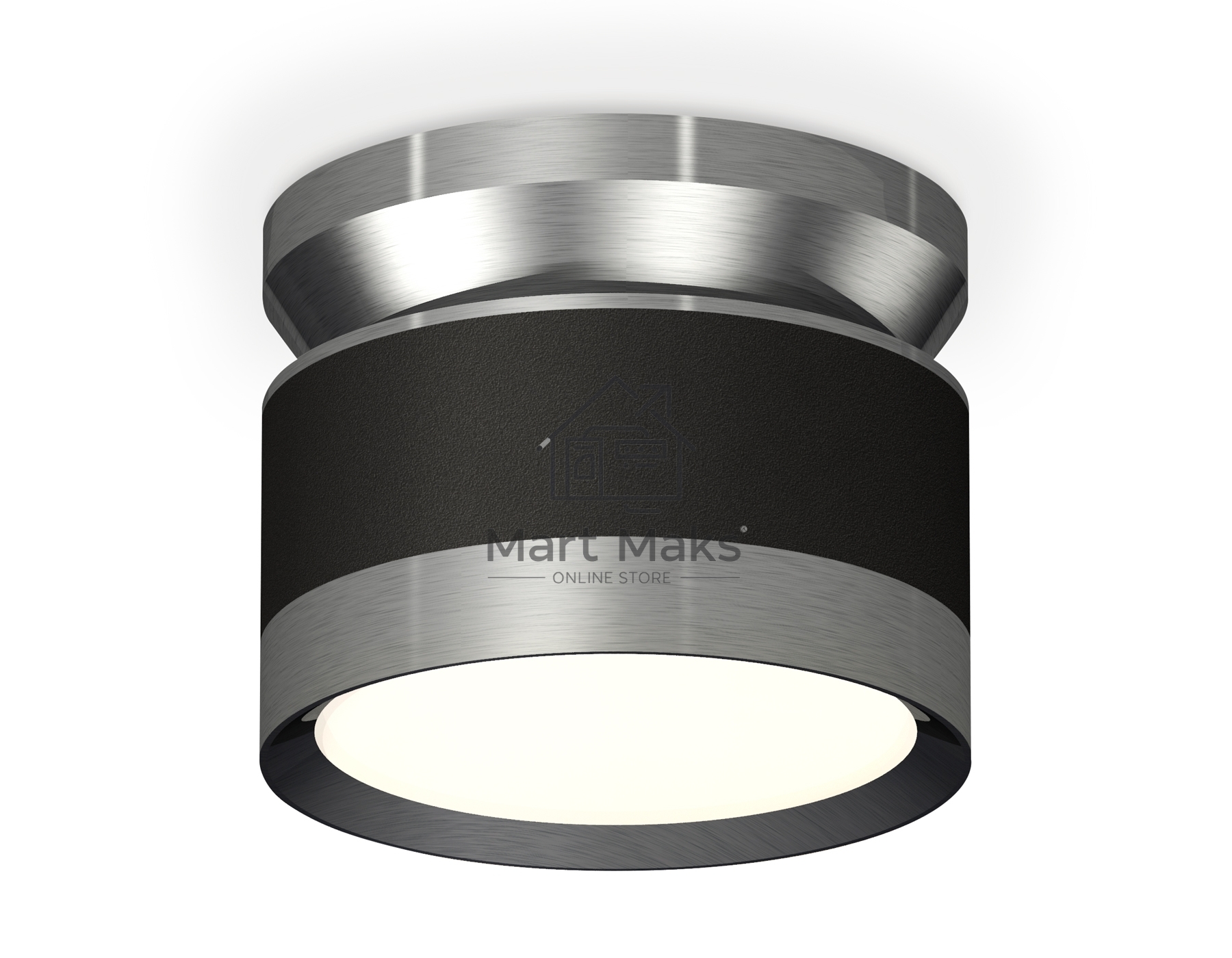 Светильник Ambrella Light XS8102070 SBK/PPH черный песок/графит полированный GX53 (N8919, C8102, N8133)