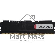 Оперативная память Kingston Fury Beast, DDR5, 16GB (2x8GB), 5200MHz, CL40, DIMM, радиатор, черный