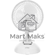 Вентилятор Centek CT-5003 белый, настольный, 20 Вт, 2 скорости, 15.5 см, с клипсой