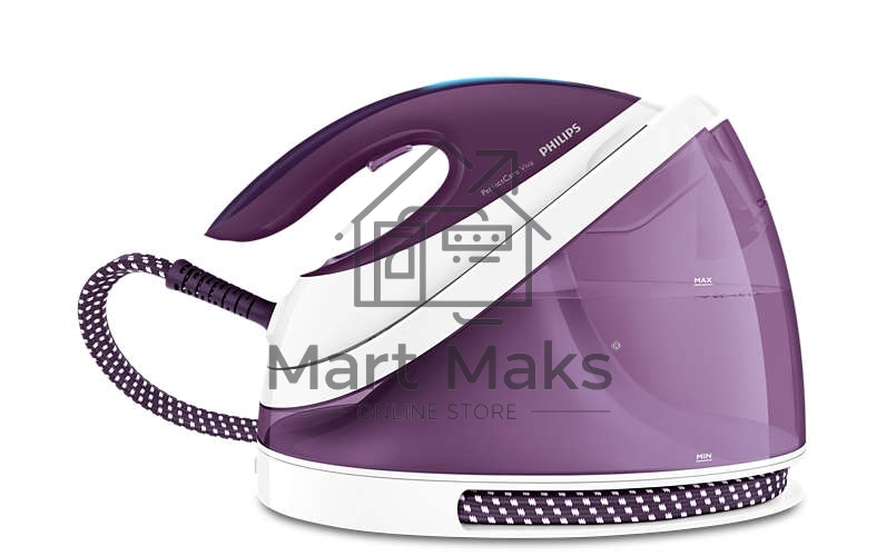 Парогенератор Philips GC7051/30 фиолетовый/белый, 2400 Вт, 120 г/мин, 230 г/мин, 2000 мл