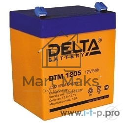 Батарея Delta DTM 1205 (12V, 5Ah)