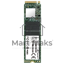 Накопитель SSD 256GB Transcend MTE110S, 3D TLC NAND, M.2 2280,PCIe Gen3x4, DRAM-less