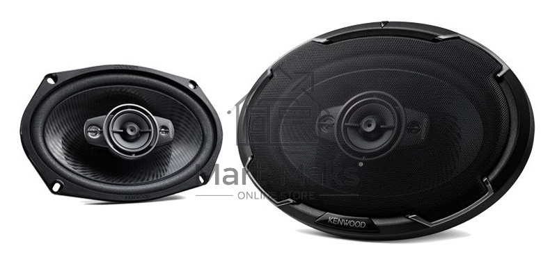Колонки автомобильные Kenwood KFC-PS6986 600Вт 88дБ 4Ом 15x23см (6x9дюйм) (ком.:2кол.) коаксиальные четырехполосные
