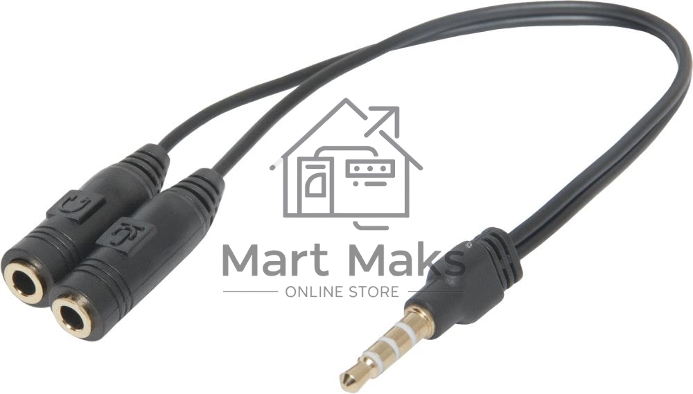 Переходник Defender Headset Jack 2*3.5jack - 3.5 4pin jack 0,15м