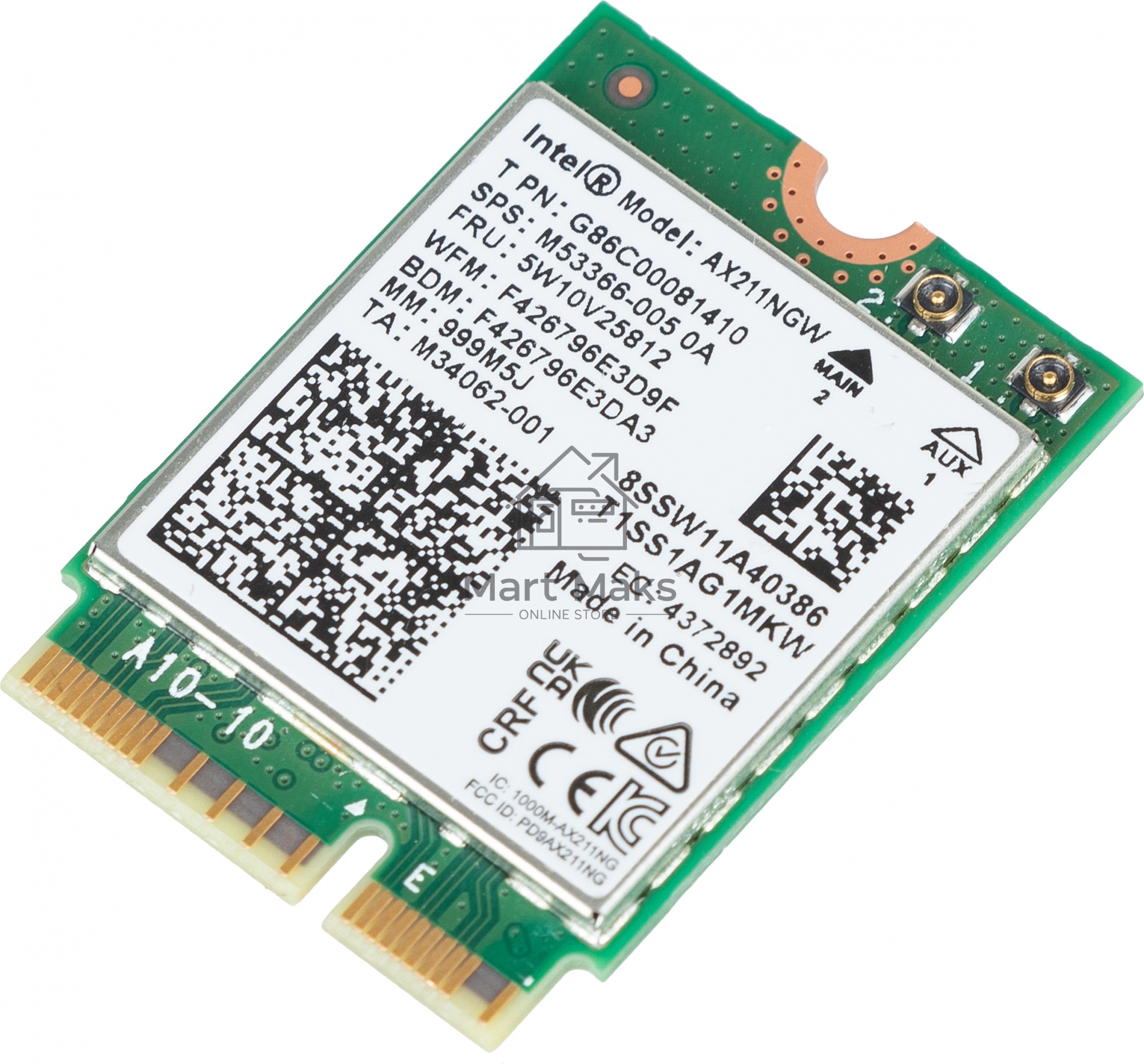 Адаптер Intel (AX211.NGWG.NV 999M5J)