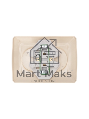 Розетка 2-ая DEA б/з с/у 10А Беж KRANZ (1/10/120)