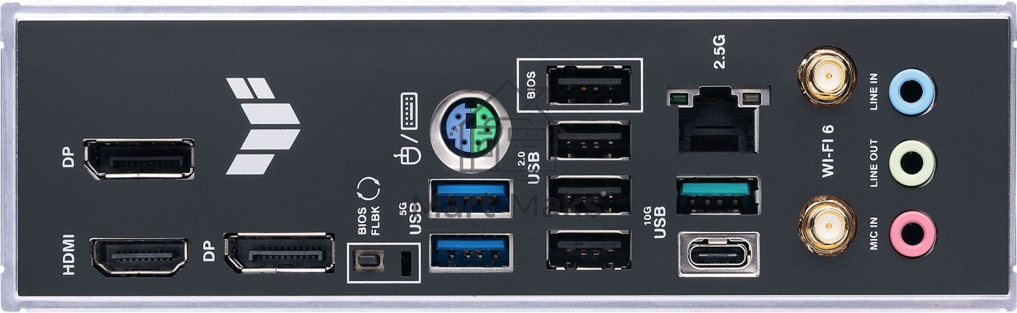 Материнская плата ASUS TUF GAMING B650M-E WIFI, AM5, AMD B650, 4xDDR5, 4xSATA, 2xM.2, 1xPCI-E 4.0 x16, 2xPCI-E x1, 2xDP, 1xHDMI, 1x 2.5Gb LAN, 1xUSB-A 3.2 Gen 2, 2xUSB-A 3.2 Gen 1, 4xUSB 2.0, 1xUSB-C 3.2 Gen 2, 3x3.5 мм, 7.1, Micro-ATX