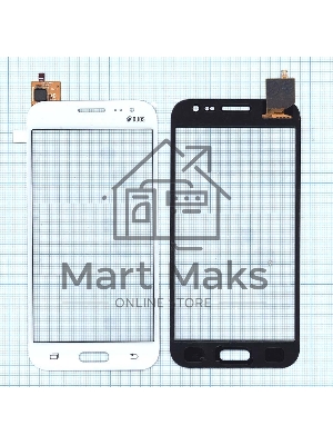 Сенсорное стекло (тачскрин) для Samsung Galaxy J2 SM-J200 белое