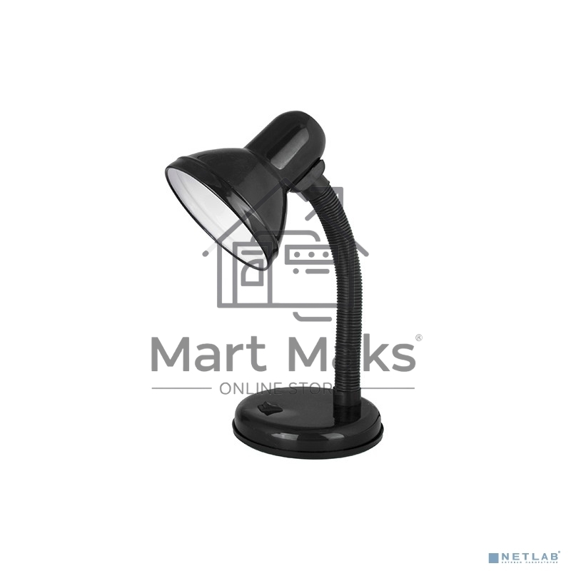 Светильник UF-301P С02 настол. 230В 60Вт черн. Ultraflash 12368