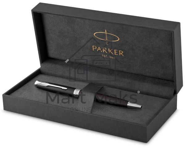 Ручка шариковая Parker Sonnet Core K529 (CW1931524) Matte Black CT M, черные чернила, подарочная коробка