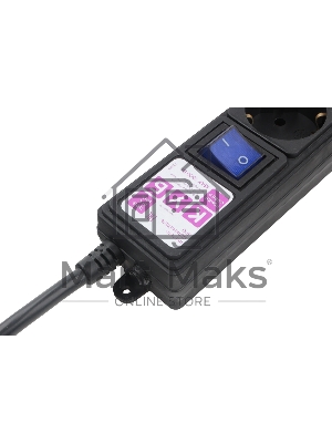 Фильтр-удлинитель PC 3м 6р, черный 16А, SPG6-B2