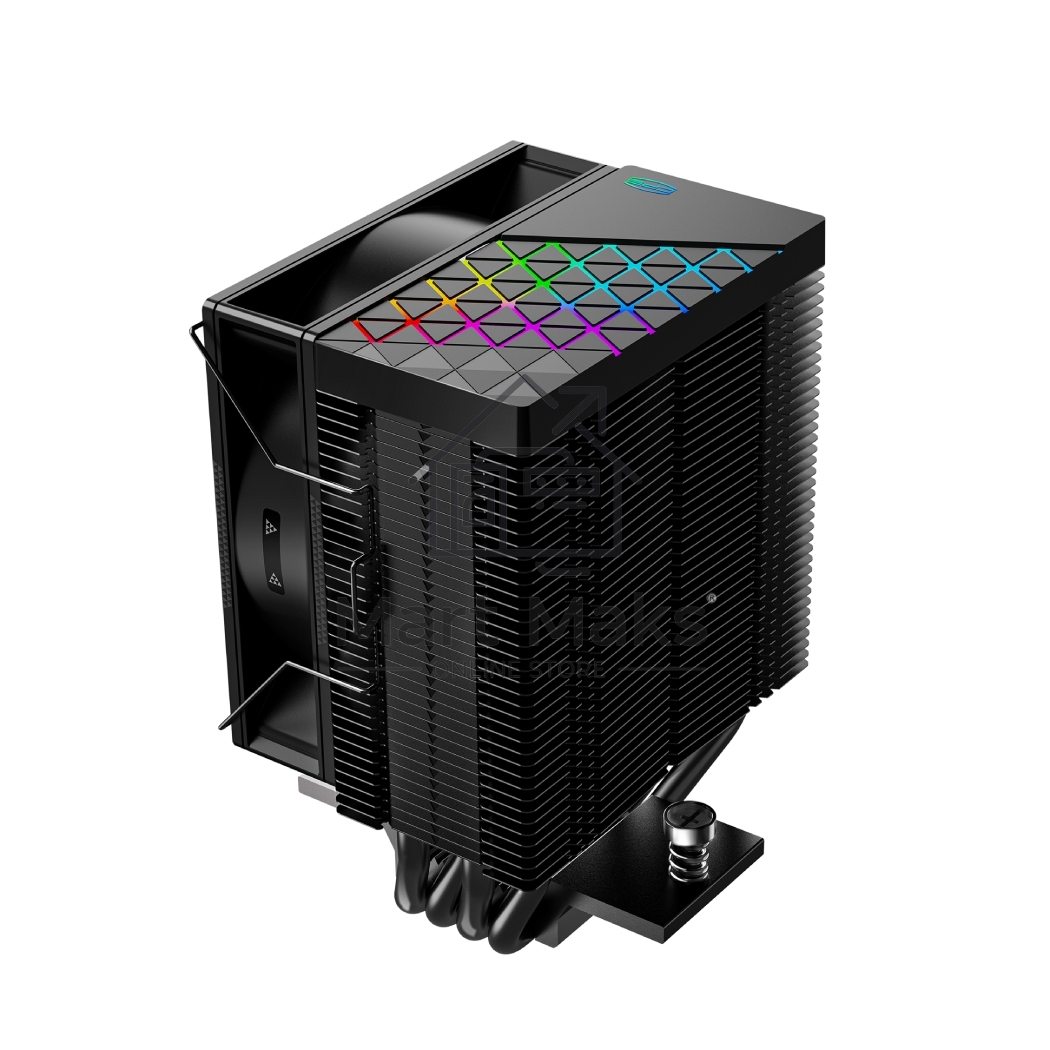 Кулер PCCooler R400 ARGB черный 92мм алюминий+медь 2200r m 30db 4-pin 180W 133мм