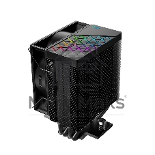 Кулер PCCooler R400 ARGb черный 92мм алюминий+медь 2200r m 30db 4-pin 180W 133мм