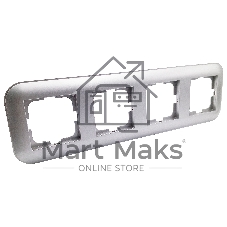 Ovivo Рамка 4-местн. ЛОФТ (LOFT), серебро, 404-100010-228 Ovivo Рамка 4-местн. ЛОФТ (LOFT), серебро, 404-100010-228