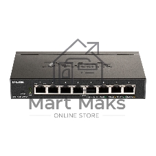 Коммутатор D-Link DGS-1100-08PV2/A4A, 8×1 Гбит/с, настраиваемый