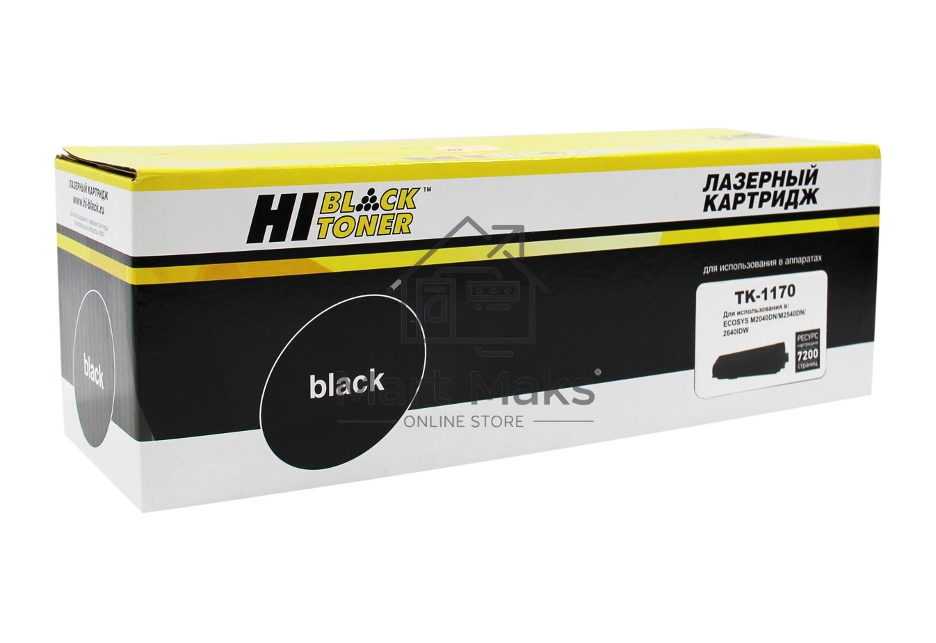 Картридж лазерный Hi-Black (HB-TK-1170) для Kyocera-Mita M2040dn/M2540dn, 7,2K (с чипом)