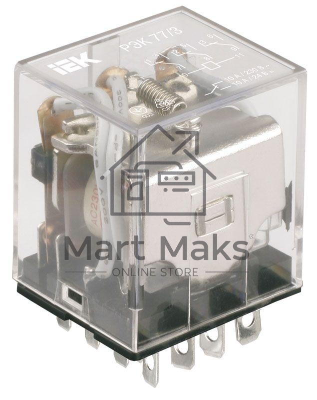 Реле РЭК77/4(LY4) 10А 220В АC RRP10-4-10-220A IEK