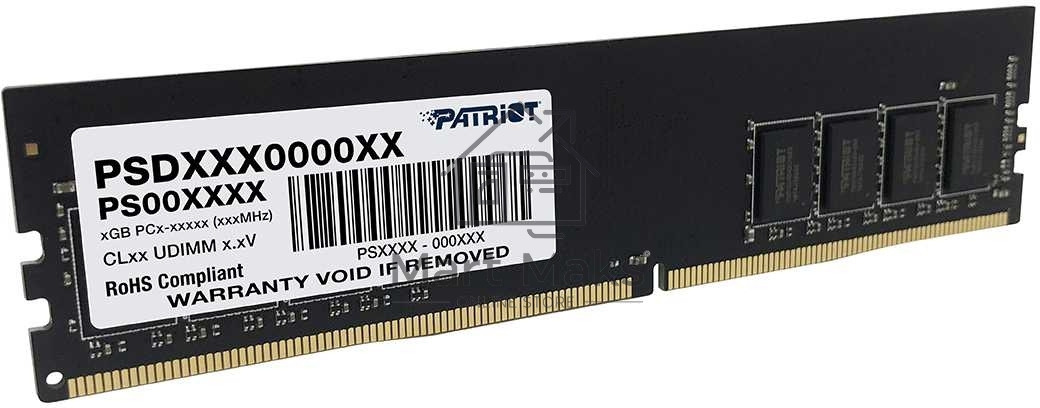 Оперативная память Patriot Signature, DDR4, 16GB (1x16 GB), 3200 MHz, CL22, DIMM