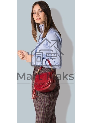 Сумка женская The Bridge Pearldistrict 04121701/2E красный натур.кожа