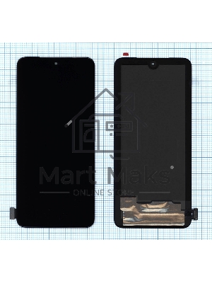 Дисплей для Xiaomi Redmi Note 10, Redmi Note 10S, Poco M5s (OLED) черный