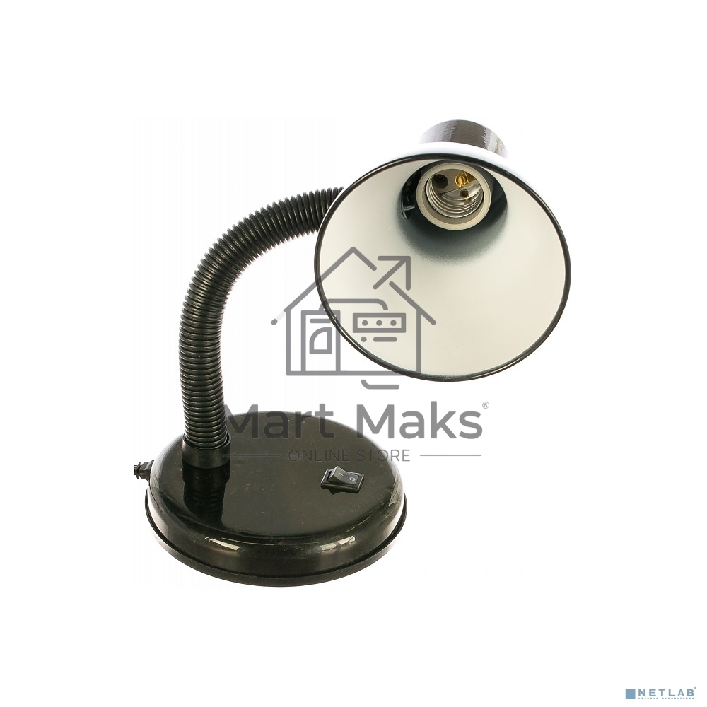 Светильник UF-301P С02 настол. 230В 60Вт черн. Ultraflash 12368