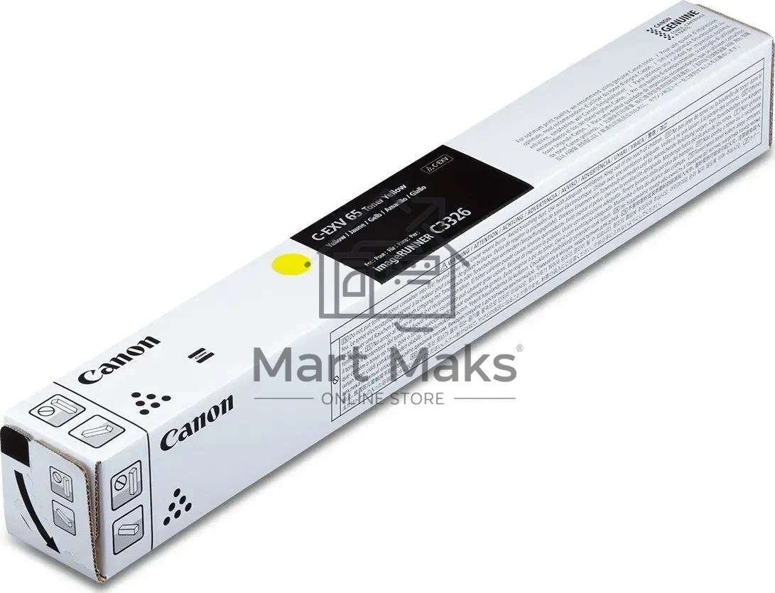 Тонер C-EXV 65 Yellow (желтый) для imageRUNNER C3326/C3326i, (ISO 11000 стр)
