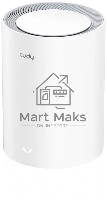 Бесшовный Mesh роутер Cudy M3000(1-PACK) AX3000 10/100/1000/2500BASE-T, белый