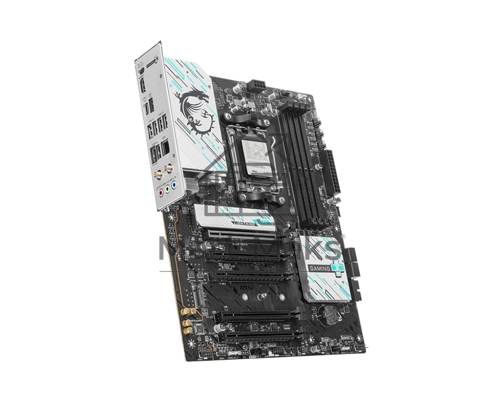 Материнская плата MSI B840 GAMING PLUS, Socket AM5, AMD B840, 4xDDR5, 4xSATA, 2xM.2, 1xPCI-E 4.0 x16, 1xPCI-E 3.0 x4, 3xPCI-E 3.0 x1, 1xHDMI, 1x 2.5Gb LAN, 4xUSB-A 2.0, 2xUSB-A 5Gbps, 1xUSB-C 5Gbps, 1xUSB-A 10Gbps, 1xUSB-C 10Gbps, 3x3.5 мм, 7.1, ATX