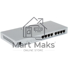 Коммутатор Zyxel GS1008HP Switch PoE +, 8xGE PoE +, tabletop, metal, silent, budget PoE 60 W