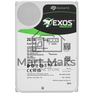 Жесткий диск HDD Seagate Exos X20 20Tb 7200rpm SATA 512Mb 3.5