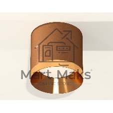 Светильник Ambrella Light XS7404010 SCF/PYG кофе песок/золото желтое полированное MR16 GU5.3 (C7404, N7034)