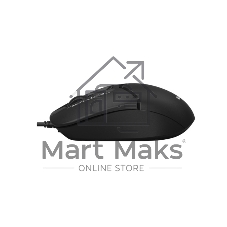 Мышь проводная A4Tech Fstyler FM12 черный, 1200 dpi, USB, кнопки - 3