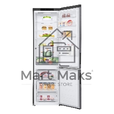 Холодильник LG GA-B509CLCL графитовый двухкамерный 277/107л морозилка снизу, No Frost