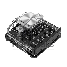 Кулер для процессора SAMA CPU Cooler SAMA U60 (190W, 4-pin PWM, 67mm, 6x6mm, 1x120mm, 61.51CFM, 36.4dBA, 1800RPM, S: 1851/1700/1200/115X, AM5/AM4, black)