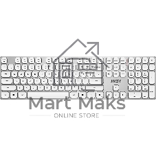 Комплект клавиатура и мышь MSI FORGE K210 W COMBO WHITE RU