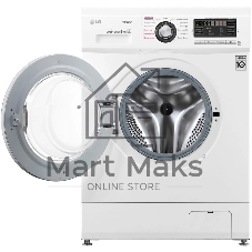 Стиральная машина LG F12M7NDS1 белый, загрузка фронтальная 6 кг, 1200 об/мин, класс A