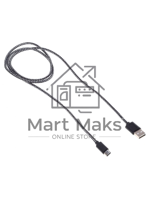 Кабель Buro Braided USB A(m)-USB Type-C (m) 1м (BHP RET TYPEC1)