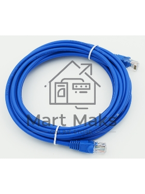 Сетевое оборудование Patchcord molded 5E Copper 5m blue