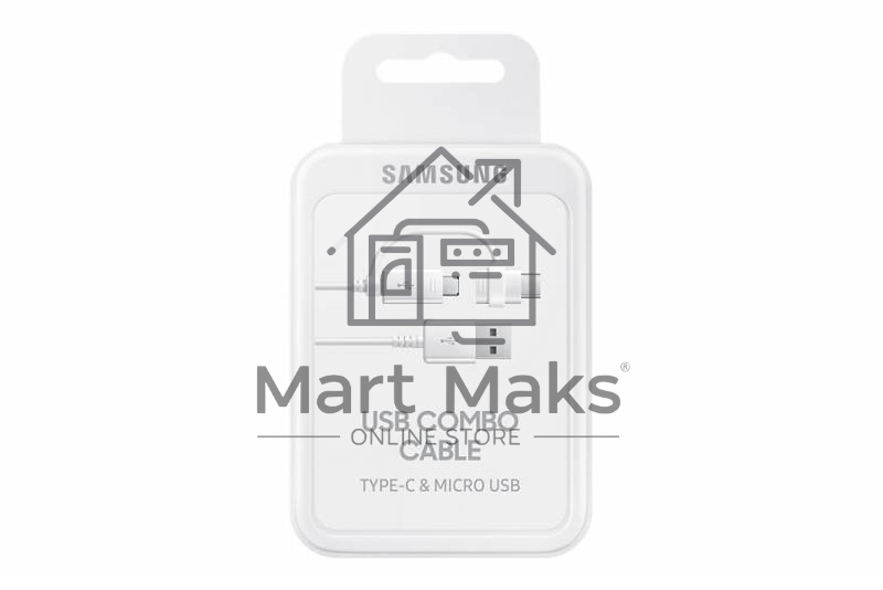 Кабель Samsung EP-DG930DWEGRU USB-microUSB/ USB Type-C белый 1.5м