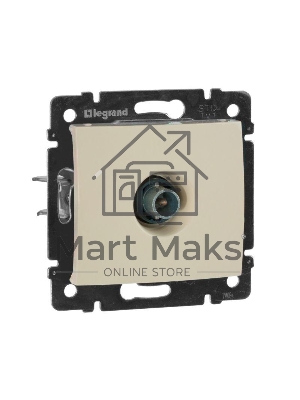 Розетка телевизионная Legrand 774329 TV Valena звезда 1,5Дб 2400МГц (слоновая кость)