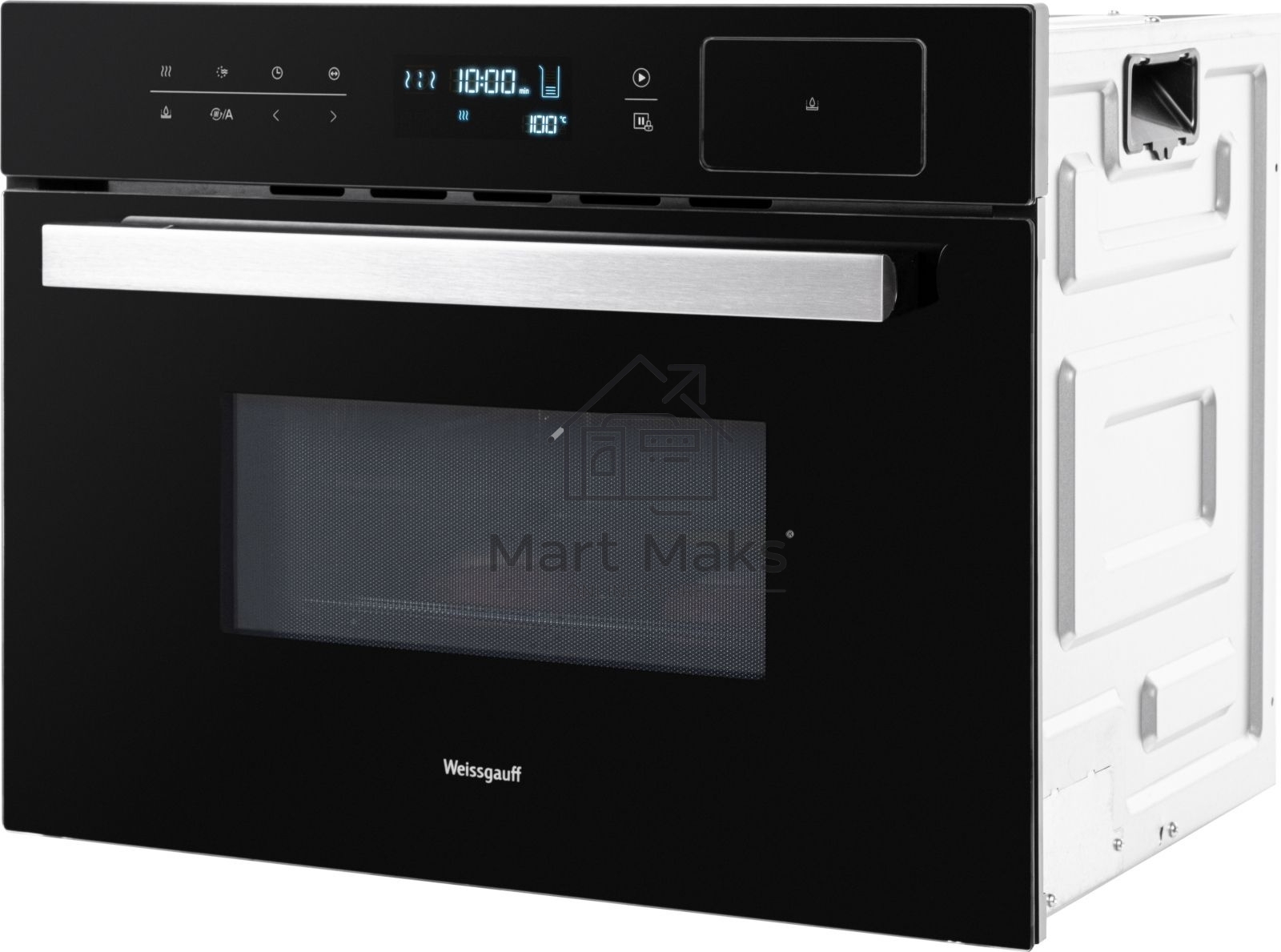 Духовой шкаф электрический Weissgauff OEMS 459 PDB черный, встраиваемый