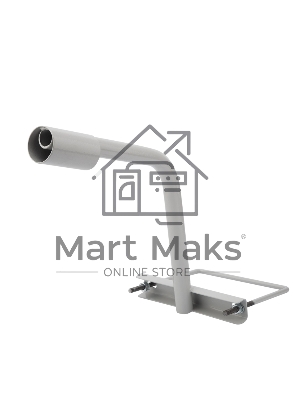 Кронштейн для консольного светильника приставного монтажа 1 хомутом серый (сталь 2мм, 625*460*280 Ø57) Rexant