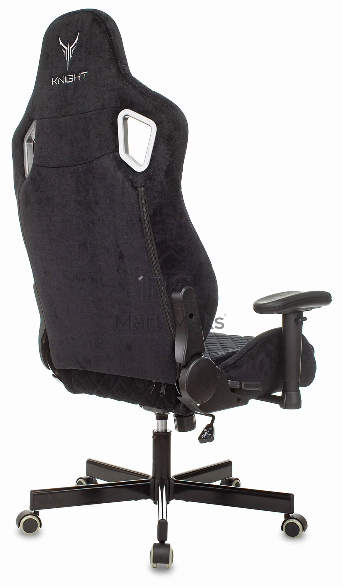 Кресло игровое Бюрократ Knight Outrider Light-20 черный с подголов. крестовина металл