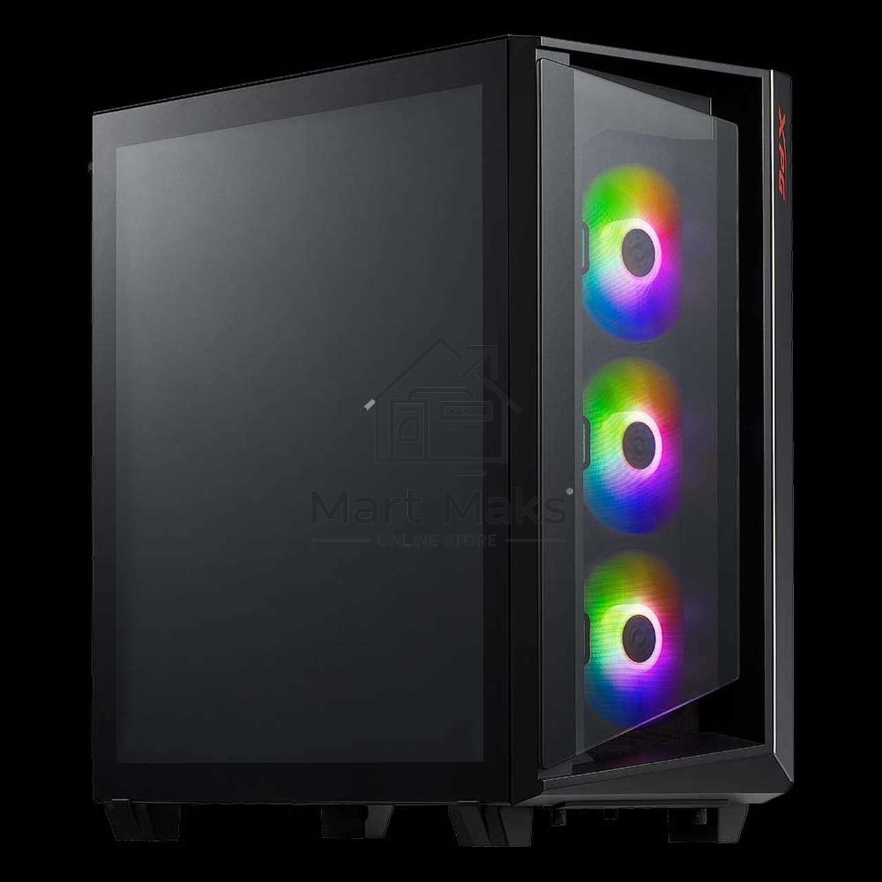 Компьютерный корпус ADATA XPG CRUISERST черный Mid-Tower, Micro-ATX, Mini-ITX, Standard-ATX